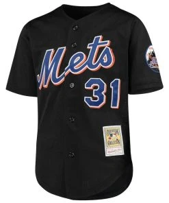 Mike Piazza New York Mets Mitchell & Ness MLB Authentic Batting Practic Jersey