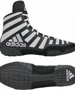 Adidas AdiZero Varner 2 Men's Black/Silver Wrestling Shoes