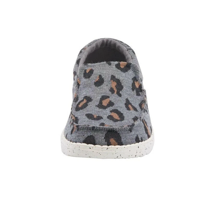 Hey Dude Wendy Misty Charcoal Cheetah Women's Lightweight Slip On Casual Shoe Hey Dude Shoes 4 Hey Dude Wendy Misty Charcoal Cheetah Women's Lightweight Slip On Casual Shoe Hey Dude Shoes
