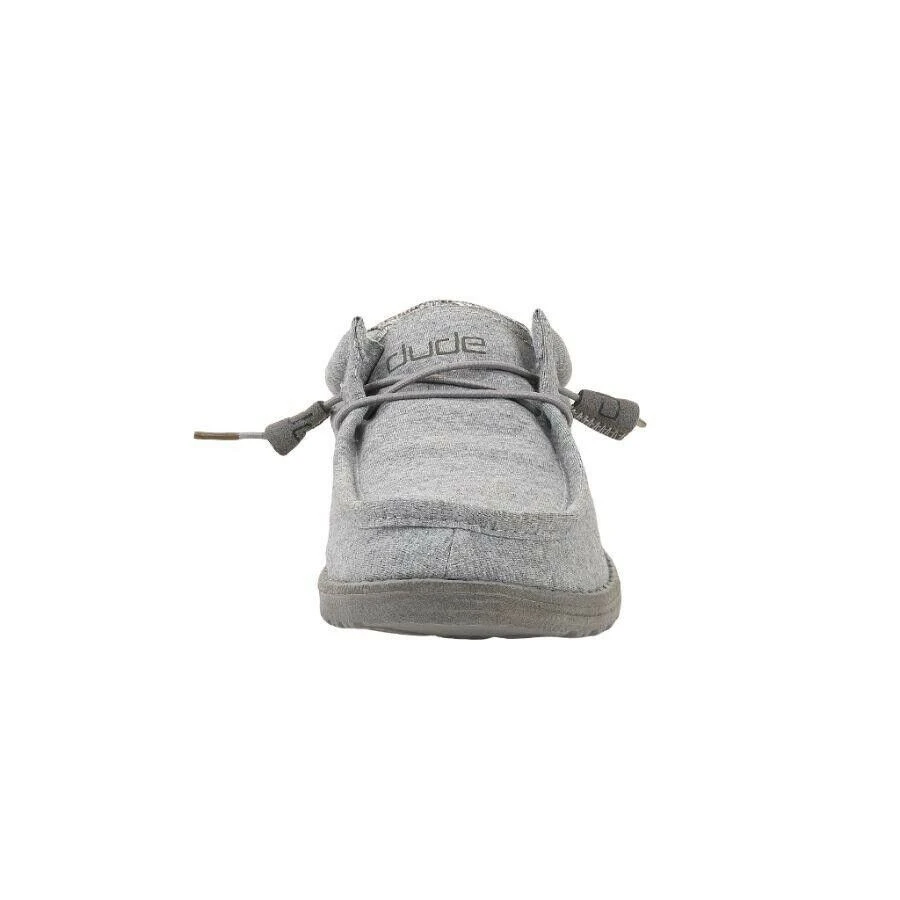 Hey Dude Wally Stretch Fleece Grey Men's Shoes Lightweight Slip On Casual Shoes Hey Dude Shoes 4 Hey Dude Wally Stretch Fleece Grey Men's Shoes Lightweight Slip On Casual Shoes Hey Dude Shoes