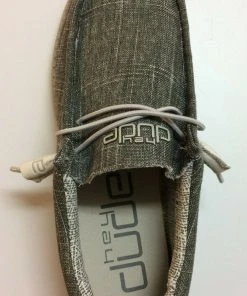 Hey Dude Wally Ash Crosshatch Men's Shoes Comfortable Lightweight Slip On Casual Hey Dude Shoes 11 Hey Dude Wally Ash Crosshatch Men's Shoes Comfortable Lightweight Slip On Casual Hey Dude Shoes