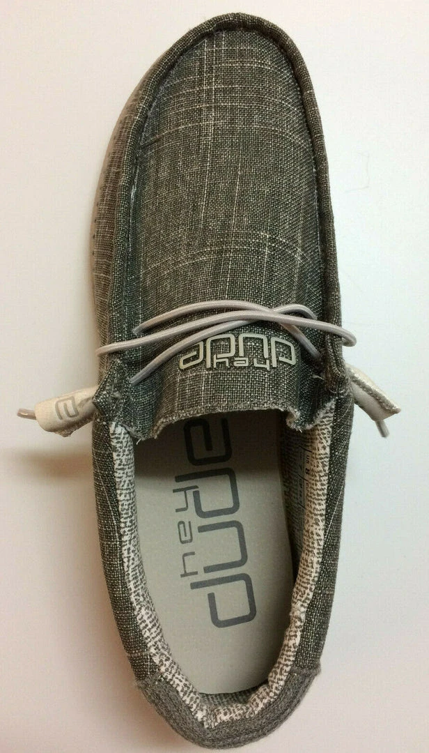 Hey Dude Wally Ash Crosshatch Men's Shoes Comfortable Lightweight Slip On Casual Hey Dude Shoes 6 Hey Dude Wally Ash Crosshatch Men's Shoes Comfortable Lightweight Slip On Casual Hey Dude Shoes