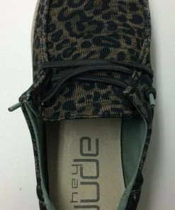 Hey Dude Shoes Hey Dude Wendy Sox Leo Brown Lightweight Casual Comfortable SlipOn Women's Shoes