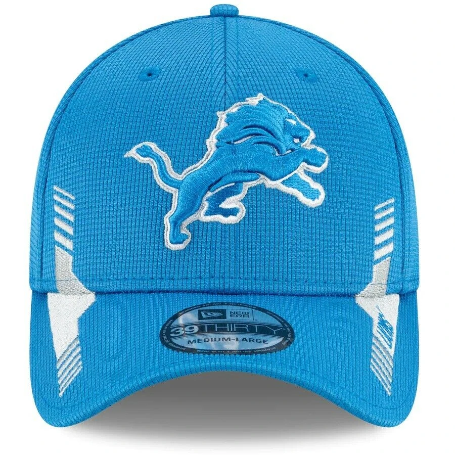 2021 Detroit Lions New Era 39THIRTY NFL Home Sideline On Field Stretch Hat Cap 2 2021 Detroit Lions New Era 39THIRTY NFL Home Sideline On Field Stretch Hat Cap