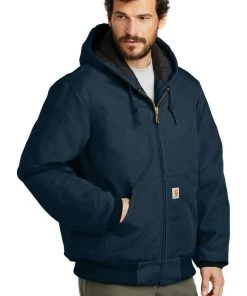 Carhartt Quilted Flannel Lined Duck Active Jacket J140 Regular/Tall Work Winter