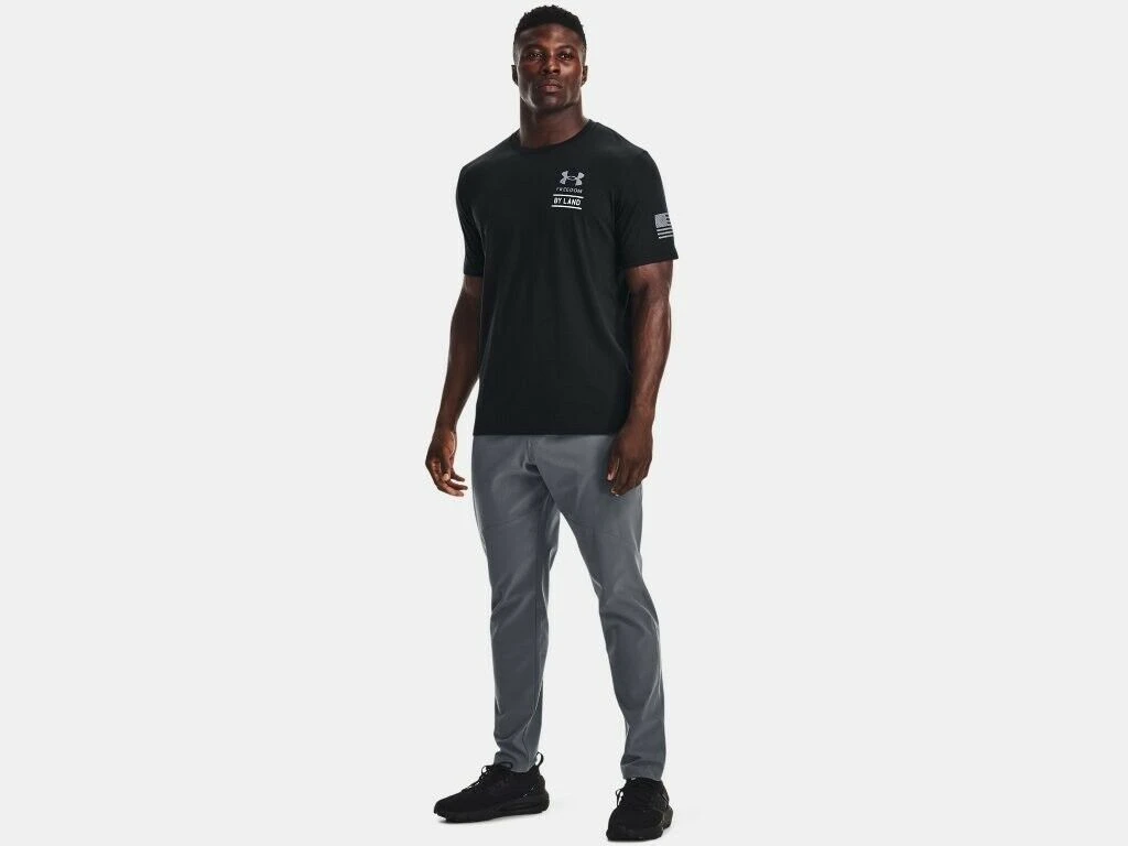 Under Armour Mens UA Freedom By Land Short Sleeve Graphic T-Shirt 3 Under Armour Mens UA Freedom By Land Short Sleeve Graphic T-Shirt