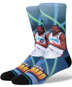 Kawhi Leonard Los Angeles Clippers Stance NBA Fast Break Socks Large Mens 9-13