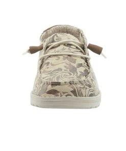 Hey Dude Wendy Ranch Sand Lightweight Casual Comfortable Slip On Women's Shoes