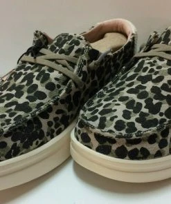 Hey Dude Wendy Rise Jungle Beige Lightweight Casual Slip On Women's Shoes