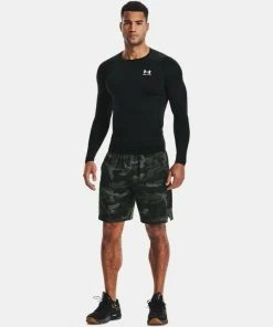 Under Armour Men's UA Compression Long Sleeve HeatGear T-Shirt Sonic Workout Tee