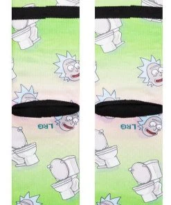 Stance X Rick And Morty The Old Man And The Seat Socks Large Men's 9-13