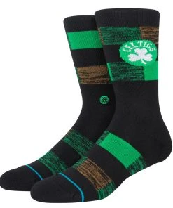 2023 Boston Celtics Stance NBA Cryptic Basketball Crew Socks Large Men's 9-13