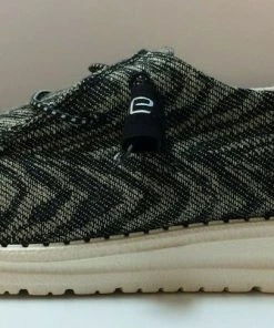 Hey Dude Wendy Jungle Hey Dude Shoes Hey Dude Wendy Woven Zebra Black Stripe Lightweight Casual Slip On Women's Shoes 8 Hey Dude Wendy Jungle Hey Dude Shoes Hey Dude Wendy Woven Zebra Black Stripe Lightweight Casual Slip On Women's Shoes