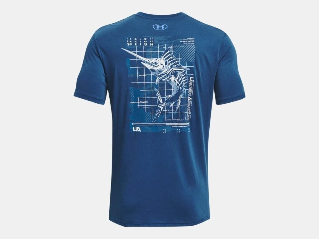Under Armour Men's UA Fish Marlin Skelmatic Short Sleeve Graphic T-Shirt SS Tee 6 Under Armour Men's UA Fish Marlin Skelmatic Short Sleeve Graphic T-Shirt SS Tee