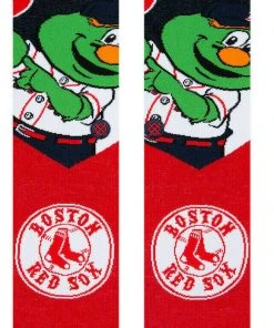 2022 Boston Red Sox Stance MLB Wally The Green Monster Mascot Socks L Men's 9-13