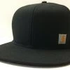 Carhartt Ashland Men's Adjustable Snapback Flat Brim Cap Authentic Canvas Hat