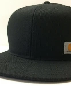 Carhartt Ashland Men's Adjustable Snapback Flat Brim Cap Authentic Canvas Hat