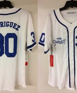 Headgear Classics The Sandlot Benny Rodriguez "The Jet" Dodgers Movie Authentic Baseball Jersey MLB