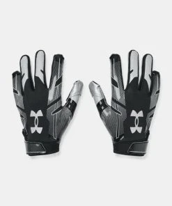 2022 Under Armour Boys UA F8 Youth Football Receivers Gloves Running Back Gloves