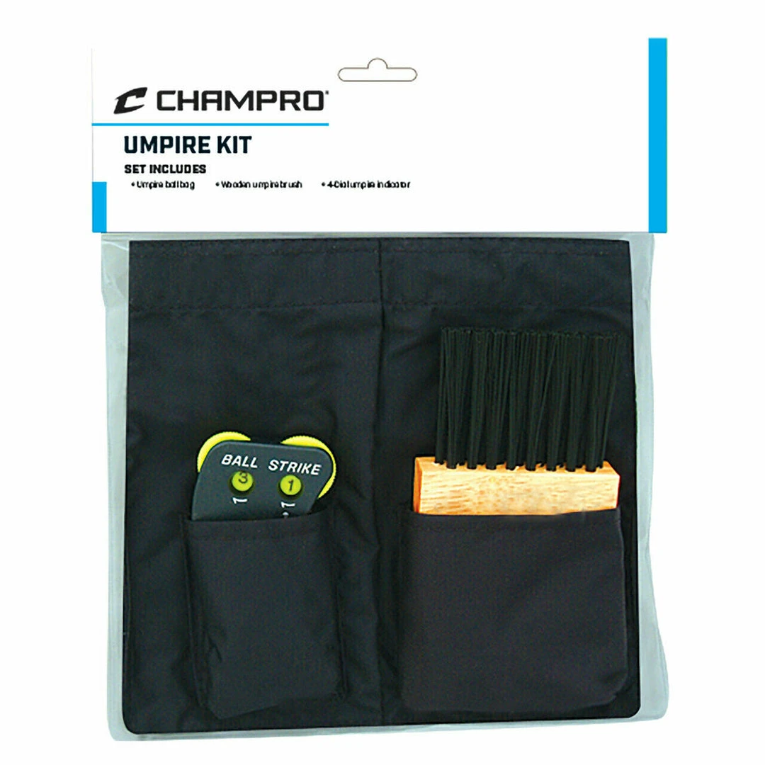 Champro Baseball Softball Umpire Kit Ball Bag Umpire Indicator And Plate Brush 1 Champro Baseball Softball Umpire Kit Ball Bag Umpire Indicator And Plate Brush