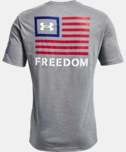 Under Armour Mens UA New Freedom Banner T Short Sleeve Graphic T-Shirt SS Tee 36 Under Armour Mens UA New Freedom Banner T Short Sleeve Graphic T-Shirt SS Tee