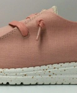 Hey Dude Wendy Chambray Guava Lightweight Slip On Casual Comfort Women's Shoes