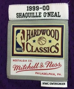 Shaquille O'Neal Los Angeles Lakers LA Mitchell & Ness NBA Authentic Jersey Shaq 20 Shaquille O'Neal Los Angeles Lakers LA Mitchell & Ness NBA Authentic Jersey Shaq