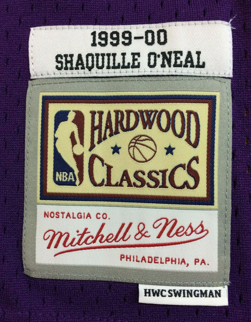 Shaquille O'Neal Los Angeles Lakers LA Mitchell & Ness NBA Authentic Jersey Shaq 9 Shaquille O'Neal Los Angeles Lakers LA Mitchell & Ness NBA Authentic Jersey Shaq