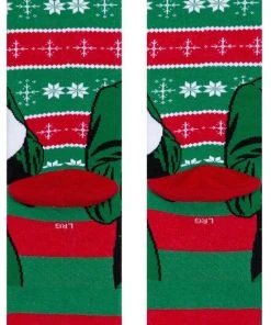 Elf Buddy Cold Outside Christmas Sweater Stance Crew Socks Large Men's 9-13