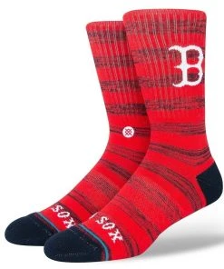 2022 Boston Red Sox B Stance MLB Twist Baseball Socks Large Men's 9-13