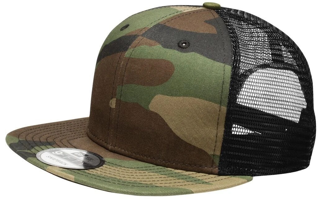 New Era 9FIFTY Mesh Snapback Hat Original Fit Trucker Cap Blank Flat Brim 950 2 New Era 9FIFTY Mesh Snapback Hat Original Fit Trucker Cap Blank Flat Brim 950