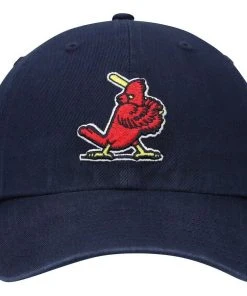 ’47 St. Louis Cardinals 47 Brand MLB Clean Up Adjustable Strapback Hat Dad Cap Retro