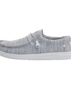 Hey Dude Shoes Hey Dude Wally Free Sox Metal Men's Shoes Comfortable Lightweight Slip On Shoes