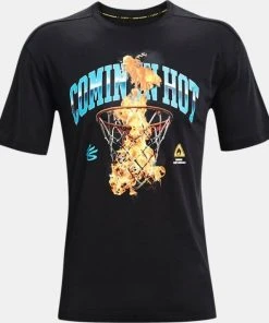 Under Armour Mens UA Hoops Finish LIne Slam Dunk Short Sleeve Graphic T-Shirt SS