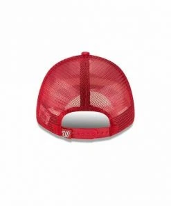 2022 Washington Nationals New Era MLB 9FORTY Trucker Adj Snapback Hat Cap Mesh
