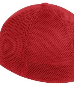 New Era 39THIRTY Mesh Back Flex Stretch Hat Blank Cap - Black, White, Navy, Red