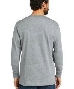 Carhartt Workwear Pocket Long Sleeve T-Shirt K126 Heavyweight Jersey Knit Tee