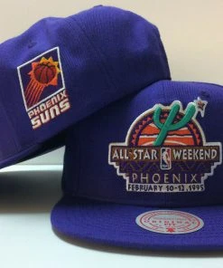 1995 NBA All-Star Game Phoenix Suns Mitchell & Ness Snapback Hat Cap ASG Retro