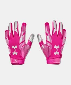 2022 Under Armour Boys UA F8 Youth Football Receivers Gloves Running Back Gloves