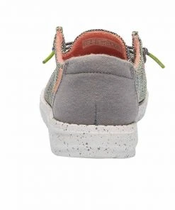 Hey Dude Shoes Hey Dude Wendy Sox Peacock Pink Lightweight Casual Comfort Slip On Women's Shoes