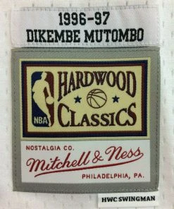 Dikembe Mutombo Atlanta Hawks Mitchell & Ness NBA 1996-1997 Authentic Jersey HWC