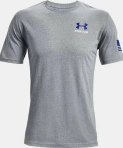 Under Armour Mens UA New Freedom Banner T Short Sleeve Graphic T-Shirt SS Tee 35 Under Armour Mens UA New Freedom Banner T Short Sleeve Graphic T-Shirt SS Tee