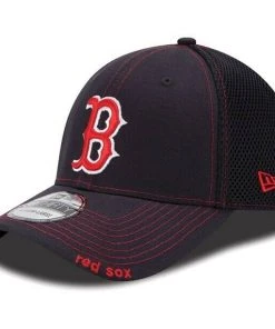 2022 Boston Red Sox B New Era MLB Neo 39THIRTY Stretch Flex Mesh Cap Hat