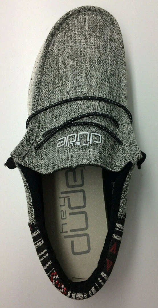 Hey Dude Wally Sox Funk Black Aztec Men's Shoes Comfortable Lightweight Slip On Hey Dude Shoes 6 Hey Dude Wally Sox Funk Black Aztec Men's Shoes Comfortable Lightweight Slip On Hey Dude Shoes