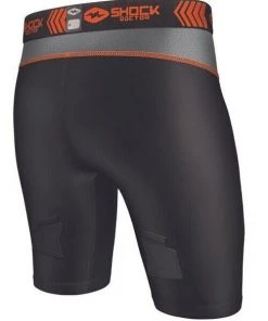 Shock Doctor Tight Compression Hockey Short With BioFlex Cup Boys Or Mens Jock