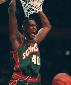 Shawn Kemp Seattle SuperSonics Mitchell & Ness Authentic 1995-96 Jersey Sonics NBA