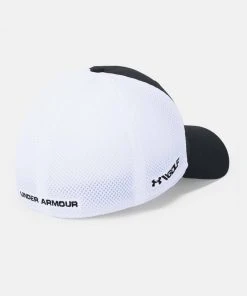 Under Armour Men's UA Threadborne Classic Mesh Golf Cap Stretch Flex Fit Cap Hat