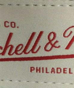 Miami Heat Mitchell & Ness NBA Snapback Hat Heat Logo Cap 2 Tone Flat Brim