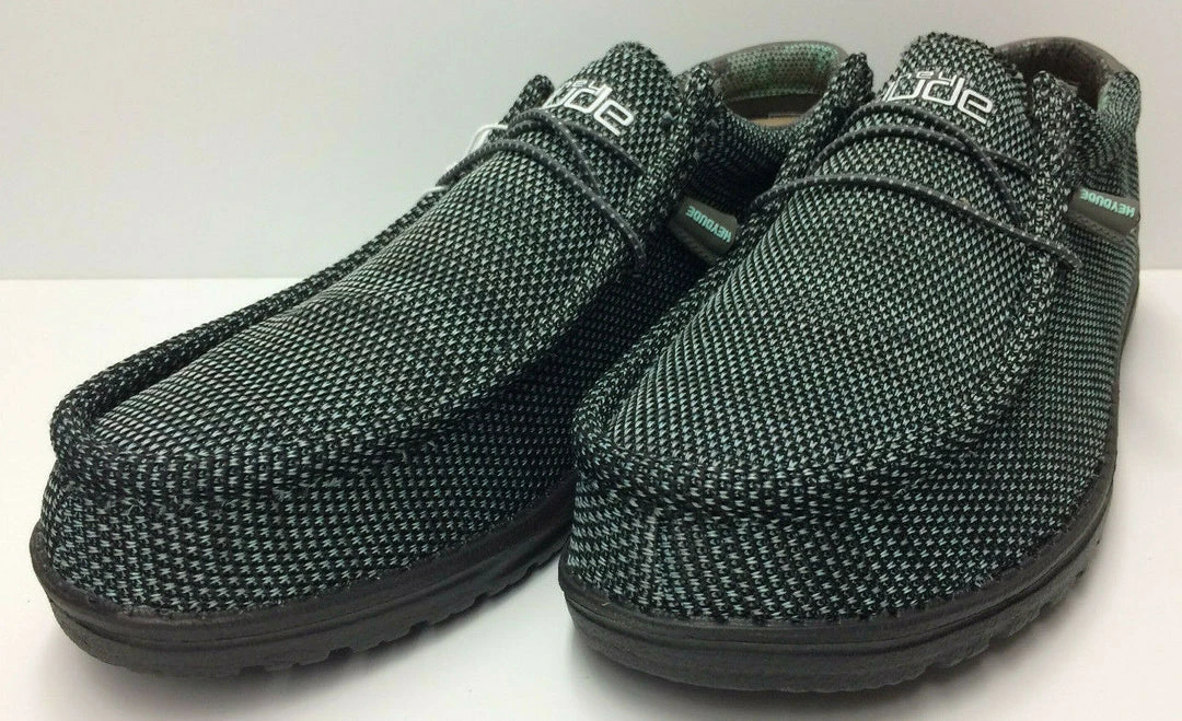 Hey Dude Wally Sox Asphalt Azur Men's Lightweight Slip On Casual Comfort Shoes Hey Dude Shoes 2 Hey Dude Wally Sox Asphalt Azur Men's Lightweight Slip On Casual Comfort Shoes Hey Dude Shoes