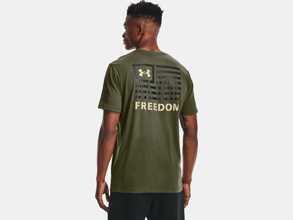 Under Armour Mens UA New Freedom Banner T Short Sleeve Graphic T-Shirt SS Tee 4 Under Armour Mens UA New Freedom Banner T Short Sleeve Graphic T-Shirt SS Tee